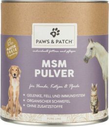 Produktbild von PAWS & PATCH MSM Pulver Hypoallergen Nahrungsergänzung 2 x 400 g - 2 x 400 g