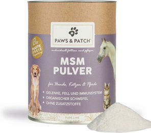 PAWS&PATCH MSM Pulver zur Unterstützung von Gelenken, Haut und Immunsystem für Hunde, Katzen und Pferde 250 g - 250 g – Bild 1 von 5