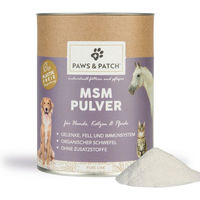 Produktbild von PAWS&PATCH MSM Pulver zur Unterstützung von Gelenken, Haut und Immunsystem für Hunde, Katzen und Pferde 250 g - 250 g