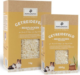 Paws & Patch Reisflocken für Hunde und Katzen Hypoallergen zur Verdauungshilfe 500 g - 500 g – Bild 1 von 3
