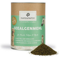 Produktbild von PAWS & PATCH Seealgenmehl Nahrungsergänzung für Hunde, Katzen und Pferde, vegan und getreidefrei, 250 g - 2 x 250 g