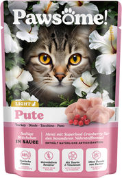 Pawsome! Adult Light Pute Stückchen in Sauce ohne Zucker 85 g – Bild 1 von 4