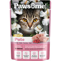 Produktbild von Pawsome! Adult Light Pute Stückchen in Sauce ohne Zucker 85 g