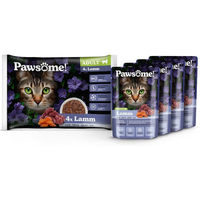 Produktbild von Pawsome Adult Nassfutter Lamm Stückchen in Sauce 4x85g - 4 x 85 g