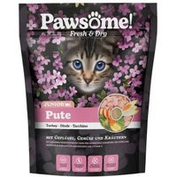 Produktbild von Pawsome! Fresh & Dry Kitten Trockenfutter Pute Getreidefrei mit hohem Fleischanteil 750 g - 750 g