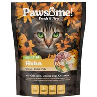 Produktbild von Pawsome! Fresh & Dry Trockenfutter Katze Adult Huhn Getreidefrei 750 g - 750 g