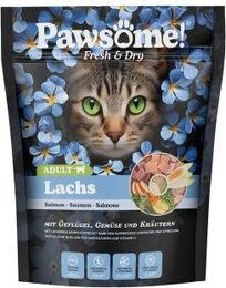 Pawsome! Fresh & Dry Trockenfutter Katze Adult Lachs und Geflügel getreidefrei 750 g - 750 g – Bild 1 von 4