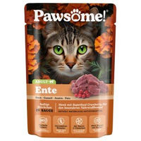 Produktbild von Pawsome Nassfutter Katze Adult Ente 28x85 g