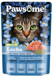 Produktbild von Pawsome Nassfutter Katze Adult Lachs 28x85 g - 28 x 85 g