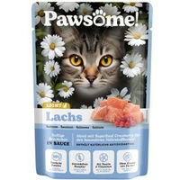 Produktbild von Pawsome Nassfutter Katze Adult Light Lachs zur Gewichtskontrolle 28x85 g - 28 x 85 g