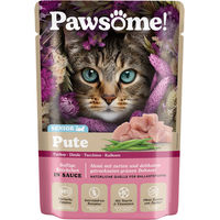 Produktbild von Pawsome! Senior Hundefutter Pute 85 g
