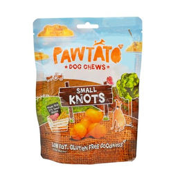 Pawtato Veganer Hund Kausnack Süßkartoffel Knoten Hypoallergen für Welpen 150g - 150 g – Bild 1 von 7