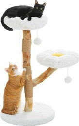 PAWZ Road Boho Katzenbaum aus Holz in Weiß – Bild 1 von 2
