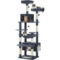 Produktbild von Pawz Road Großer Katzenbaum mit Sisal in Dunkelgrau 184 cm