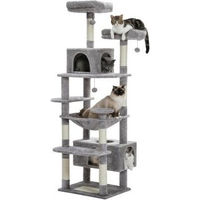 Produktbild von Pawz Road Großer Kratzbaum für Katzen 184 cm Grau mit Sisal