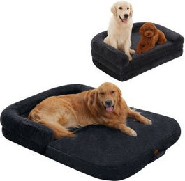 Produktbild von Pawz Road Hundebett XXL Schwarz Faltbar 186 cm