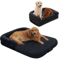 Produktbild von Pawz Road Hundebett XXL Schwarz Faltbar 186 cm
