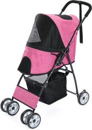 Pawz Road Hundewagen aus Oxford-Gewebe in Rosa 77×43×92 cm – Bild 1 von 3