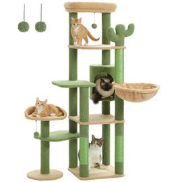 PAWZ Road Kaktus Kratzbaum für große Katzen 150cm Grün – Bild 1 von 1