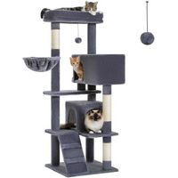 Produktbild von Pawz Road Katzenbaum mit 2 Condos aus Plüsch in Grau