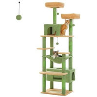 Produktbild von Pawz Road Katzenbaum XL Grün mit Sisal 184 cm