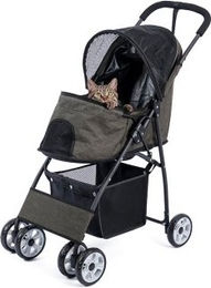 Pawz Road Katzenbuggy Hundebuggy aus Oxford-Gewebe Grün – Bild 1 von 3