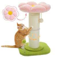 Produktbild von PAWZ Road Katzenkratzbaum aus Plüsch und Seil in Rosa