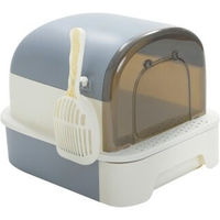 Produktbild von Pawz Road Katzentoilette mit Haube XL Grau aus Kunststoff