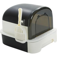 Produktbild von Pawz Road Katzentoilette XL Haubentoilette aus Kunststoff Schwarz