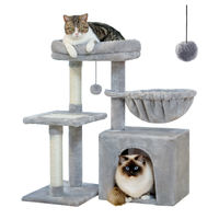 Produktbild von PAWZ Road Kleiner Kratzbaum mit Hängematte 71,8 cm