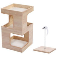 Produktbild von Pawz Road Kratzbaum aus Holz 2-stöckig beige
