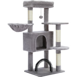 PAWZ Road Kratzbaum für Katzen aus Sisal in Grau 106cm – Bild 1 von 1