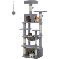 Produktbild von Pawz Road Kratzbaum für Katzen Grau 164cm aus Plüsch