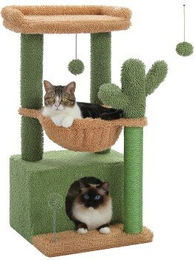Pawz Road Kratzbaum für Katzen Grün mit Sisal 83cm – Bild 1 von 3