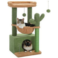 Produktbild von Pawz Road Kratzbaum für Katzen Grün mit Sisal 83cm