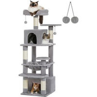 Produktbild von Pawz Road Kratzbaum für Katzen in Grau mit Sisal 136cm