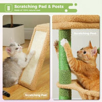 Produktbild von Pawz Road Kratzbaum für Katzen in Grün mit Sisal 92cm