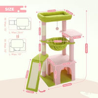 Produktbild von Pawz Road Kratzbaum für Katzen in Rosa aus Plüsch 92cm
