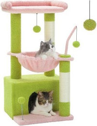 Pawz Road Kratzbaum für Katzen Rosa 83cm mit Sisal – Bild 1 von 3