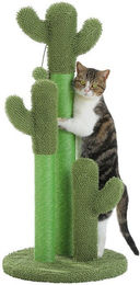 PAWZ Road Kratzbaum Kaktus Design mit 3 Pfosten aus Sisal in Grün – Bild 1 von 4