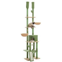 Produktbild von Pawz Road Kratzbaum mit Deckenspanner aus Sisal in Grün