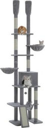 Pawz Road Kratzbaum mit Deckenspanner Grau aus Sisal – Bild 1 von 3