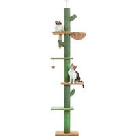 Produktbild von Pawz Road Kratzbaum mit Deckenspanner in Grün aus Sisal