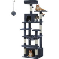 Produktbild von Pawz Road Kratzbaum XL in Dunkelgrau aus Plüsch 164cm