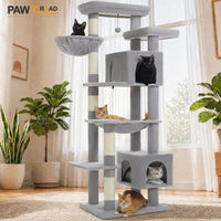 Produktbild von PAWZ Road Kratzbaum XXL für Katzen in Grau mit Sisal 175 cm