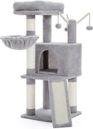 PAWZ Road Mehrstufiger Kratzbaum für Katzen aus CARB mit Sisal in Beige und Grau – Bild 1 von 2