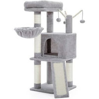 Produktbild von PAWZ Road Mehrstufiger Kratzbaum für Katzen aus CARB mit Sisal in Beige und Grau