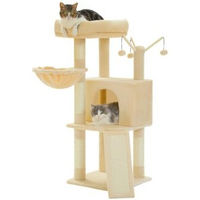 Produktbild von PAWZ Road Mehrstufiger Kratzbaum für Katzen in Beige mit Sisal