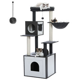 PAWZ Road Moderner Katzenbaum aus Holz – Bild 1 von 1