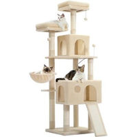 Produktbild von Pawz Road Multifunktionaler Kratzbaum für Katzen 162cm Beige mit Sisal